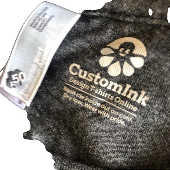 NEW Custom Ink Tee Women S Charcoal with Graphics Musical Instruments - Picture 7 of 9